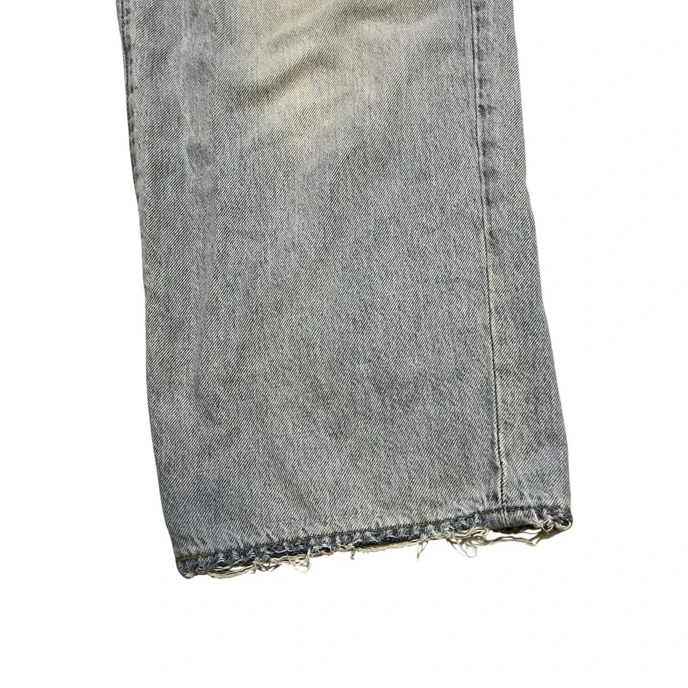 Levi's Premium 578 Baggy Jeans Mens W31 Light Wash Distressed A4750-0022 31x29